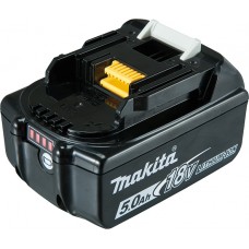 Акумуляторна батарея Makita LXT BL1850B, 18В, 5,0Аг, індикація розряду