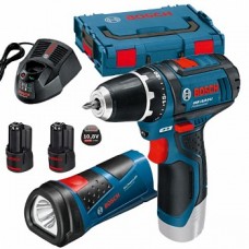 Шуруповерт Bosch GSR 12V-15 + GLI 12V-80, L-Boxx  