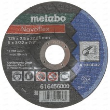 Круг відрізний Metabo Novoflex A 30, Ø125×2,5×22,23мм, вигнутий