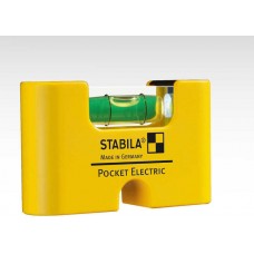 Рівень STABILA Pocket Electric магнітний, для електриків, 7×2×4см