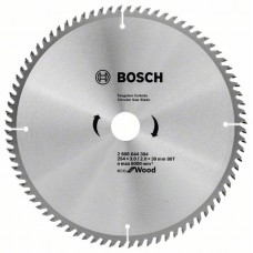 Диск пильний Bosch Eco for Wood Ø254 × 30мм 80T