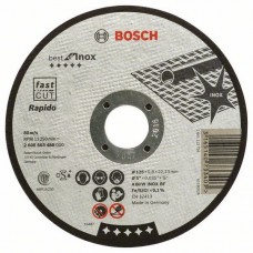 Круг відрізний Bosch Best for Inox Ø125×0,8×22,23мм Rapido