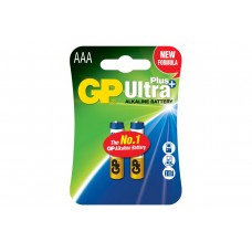 Батарейки GP Ultra Plus Alkaline 24AUP-U2, LR03, ААА, 1,5V, 2шт