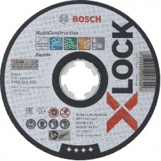 Круг відрізний Bosch X-Lock Multi Material Ø125×1,6×22,23мм Rapido
